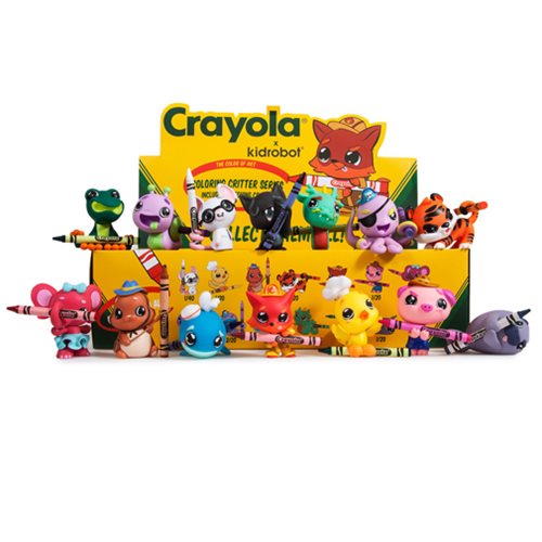 Crayola Coloring Critters Mini-Figures 4-Pack